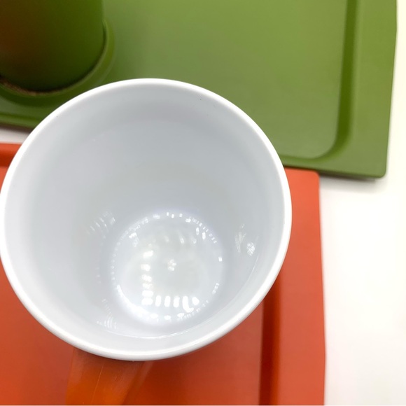 MCM Set of 4 Serving Snack Trays & Mugs ACCA Ware by David Douglas Vinta… - Picture 8 of 16